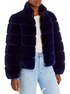 Generation Love Midnight Jodi Faux Fur Jacket